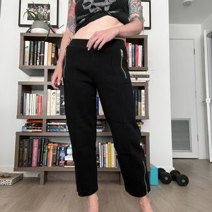 All Saints Cropped Black Pant